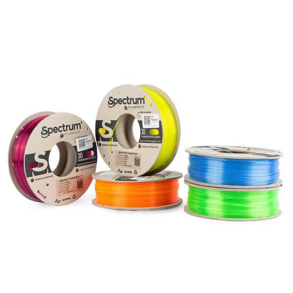 Spectrum 5Pack PLA Crystal 1.75m (5x 0.25kg)